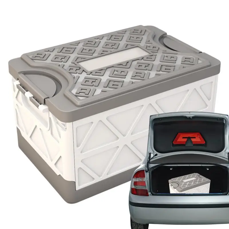 

Органайзер для багажника автомобиля, многофункциональный ящик для хранения в багажнике автомобиля, большой органайзер для груза, Для Седана, грузовика, внедорожника, пикника
