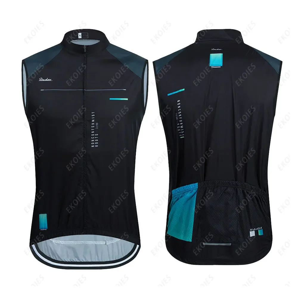 Raudax Cycling Vest Summer Sleeveless Quick Dry Windproof Bicycle Vest Breathable MTB Lightweight Road Bike Tops Racing Gilet 3
