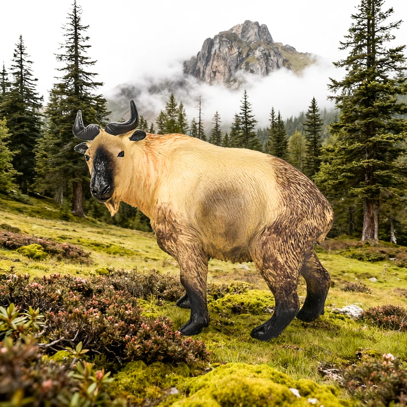 Oenux Classic Wild African Animals Simulation Okapi Wildebeest