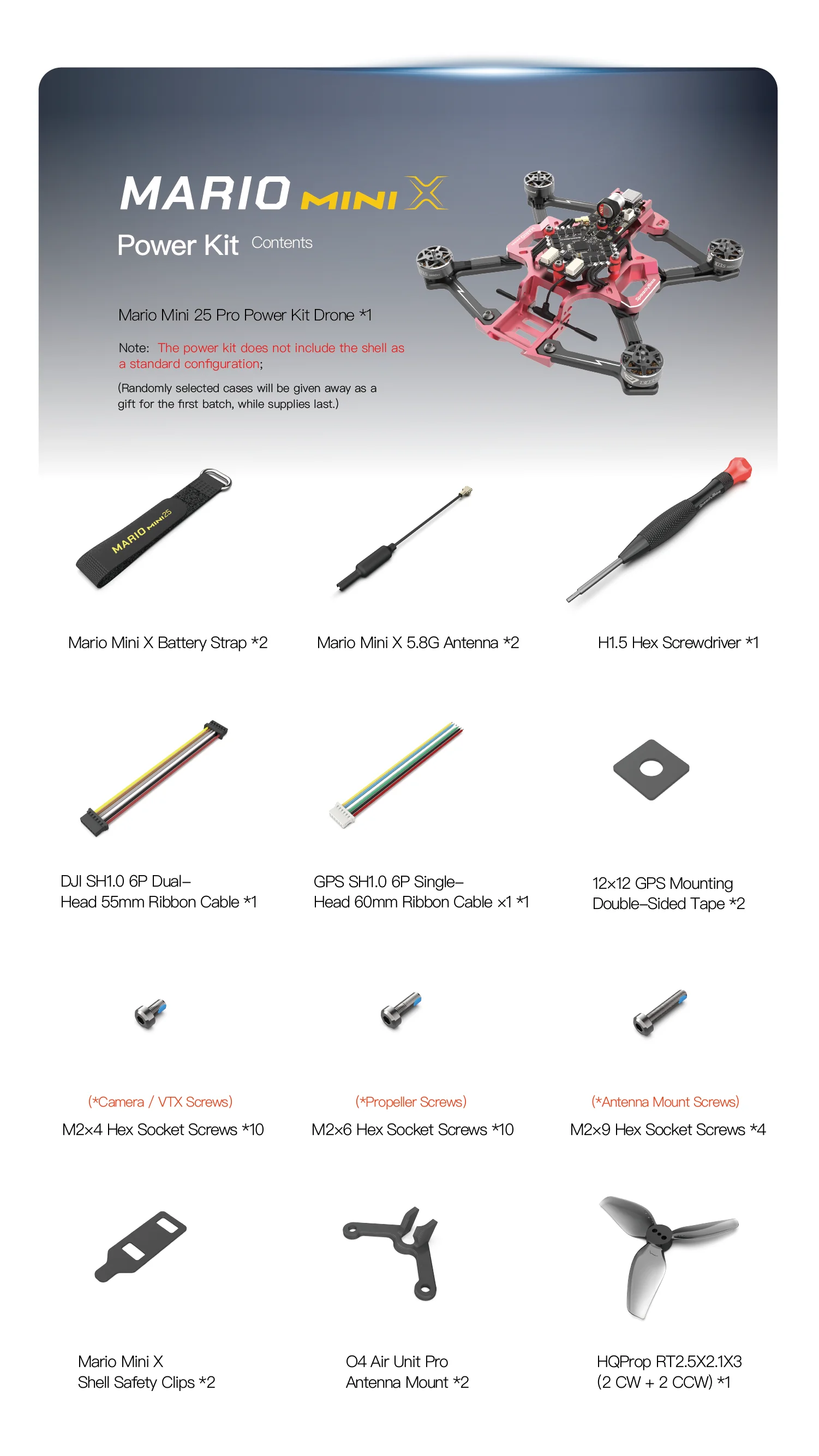 SpeedyBee Mario MiniX Serie Mini25 Pro/Mini3/Mini3 Pro/Mini35 Pro/Mini4 Pro Power Kit O4/O4 Weitwinkel/O4 Pro Air Unit Kit – Detail 19