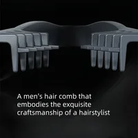 Peigne volumateur de cheveux, outil de coiffure texturé moelleux en plastique ABS pour cheveux normaux, levage et couverture des racines de cheveux d'aspect naturel 3