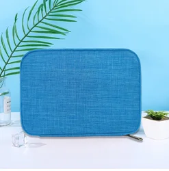 Travel Watchband and Accessories Organizer Box (Blue 6)