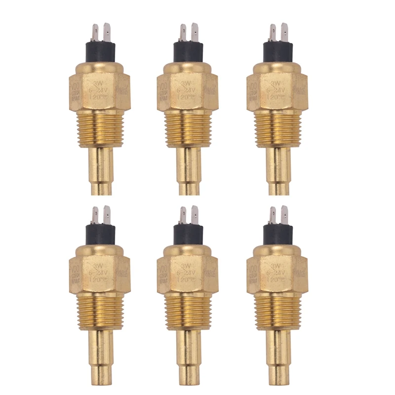 

Датчик температуры масла двигателя 6X Vdo 1/2 Npt, 21 мм, резьба, датчик температуры воды для генератора