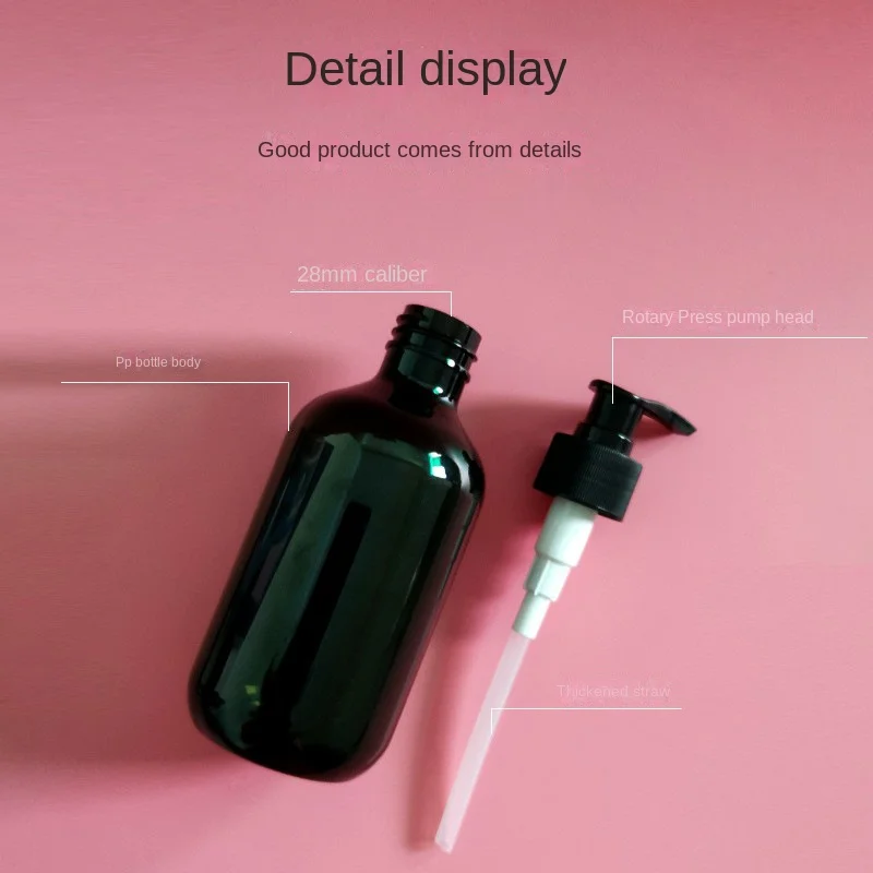 500ml Bathroom Soap Dispenser Refillable Shampoo Shower Gel Bottle