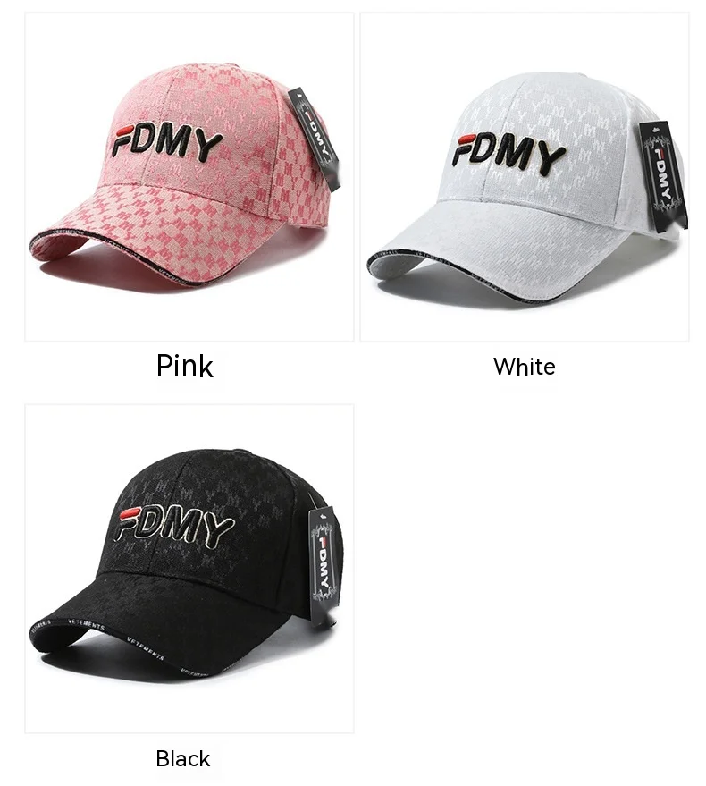 Unisex Baseball Cap With Letter Jacquard Design For Spring Autumn_voghion.com