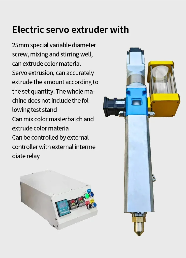 JH 3D Printing Extruder Machine: 4kg/h Vertical 1200W Desktop Plastic ABS/PP Pel