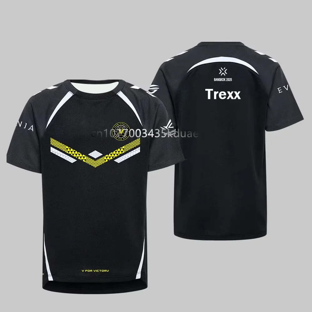 CS2 Esports Team Vitality New Jersey Major Training Uniform Gamer Fans T Shirts Street Oversized Tops Quick-drying Tops