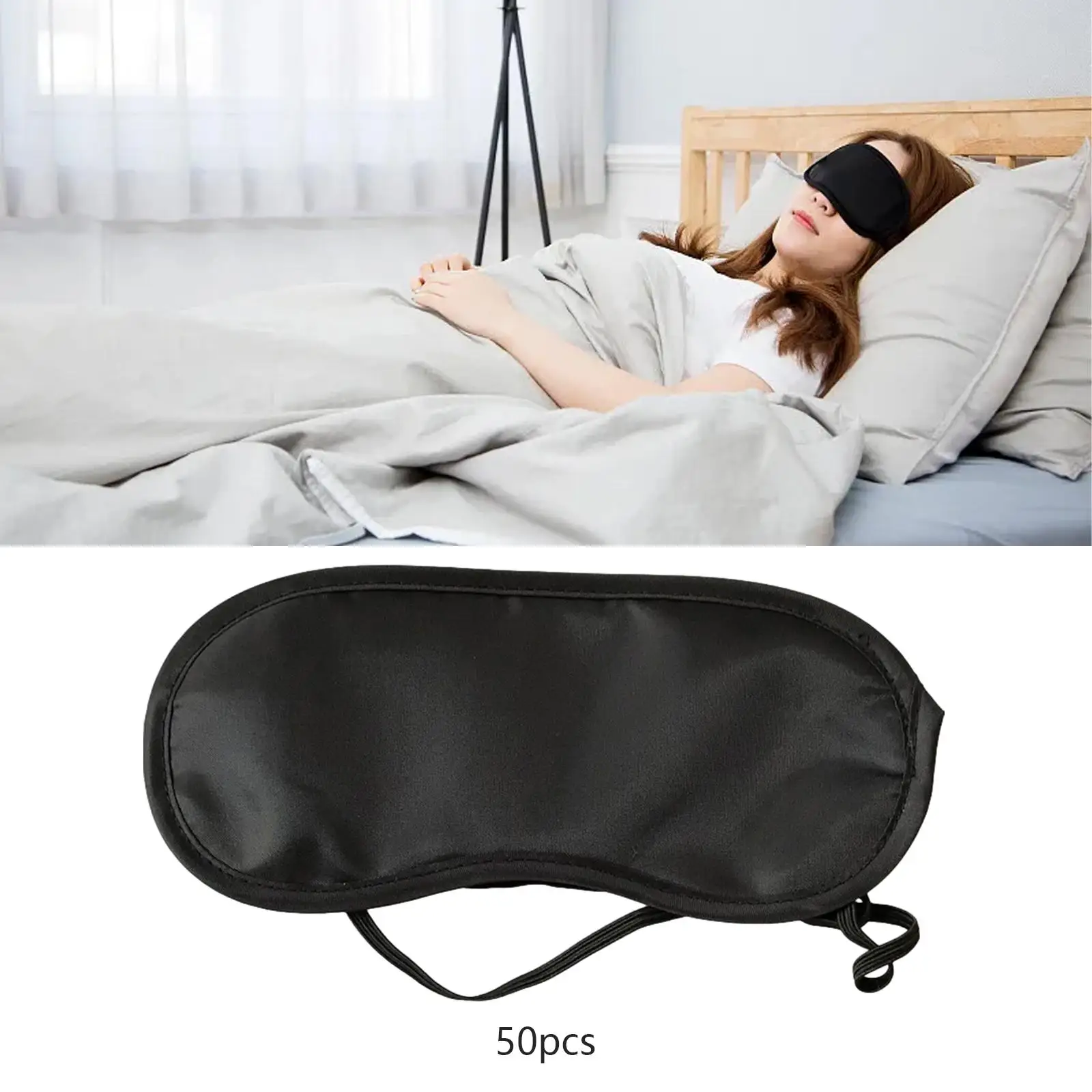 50Pcs Sleeping Eye Mask Disposable Eye Cover Hotel Women Men Party Games Sleeping Mask Sleeping Blindfold Eye Patch for Sleeping