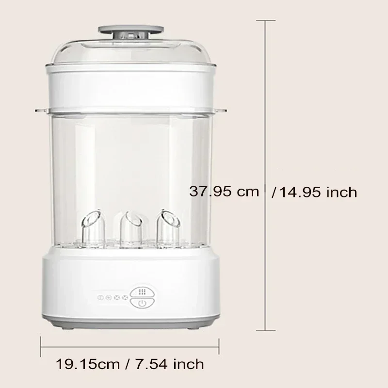 Bottle Sterilizer and Dryer Compact Electric Steam Bottle Sterilizer Sanitizer for Baby Bottles Esterilizador de Biberones images - 6