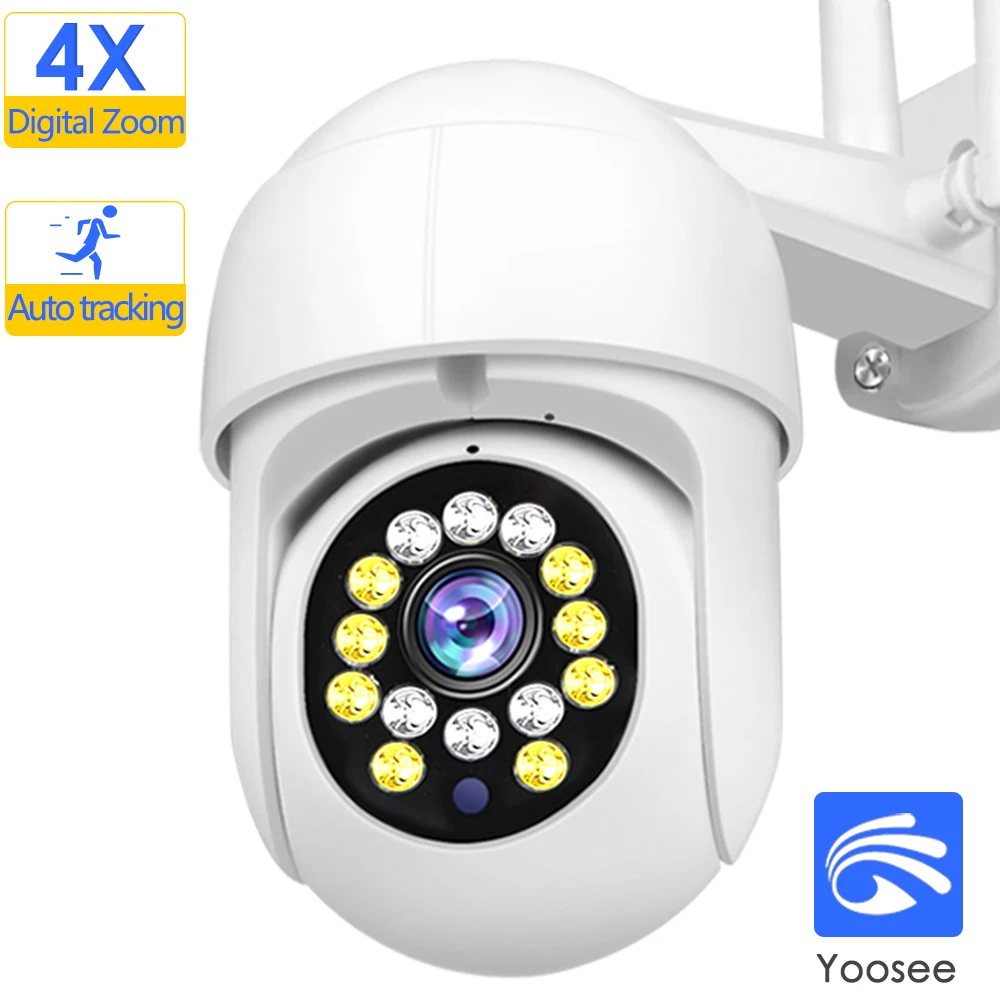 Yoosee Mini IP camera WiFi Outdoor 1080P HD Wireless Surveillance Cam AI Auto Tracking 4X Digital Zoom Home Security Protection wifi home security camera