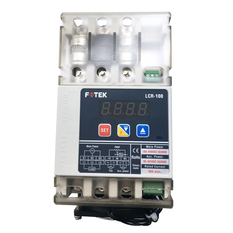 

FOTEK LCR-100 Three-phase power regulator Enhanced Heat sink Solid state module High surge uaoltage sustenance