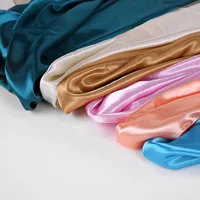90*90cm Silk Scarves Women Square Satin Hijab Scarf Plain Handkerchief Shawls Wraps Head Scarf Female Headband Islamic Bandanna 4