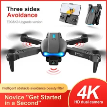 

E99 PRO2 RC Drone 4K HD Dual Camera with WiFi FPV Aerial Photography Helicopter Foldable Quadcopter Dron Toys