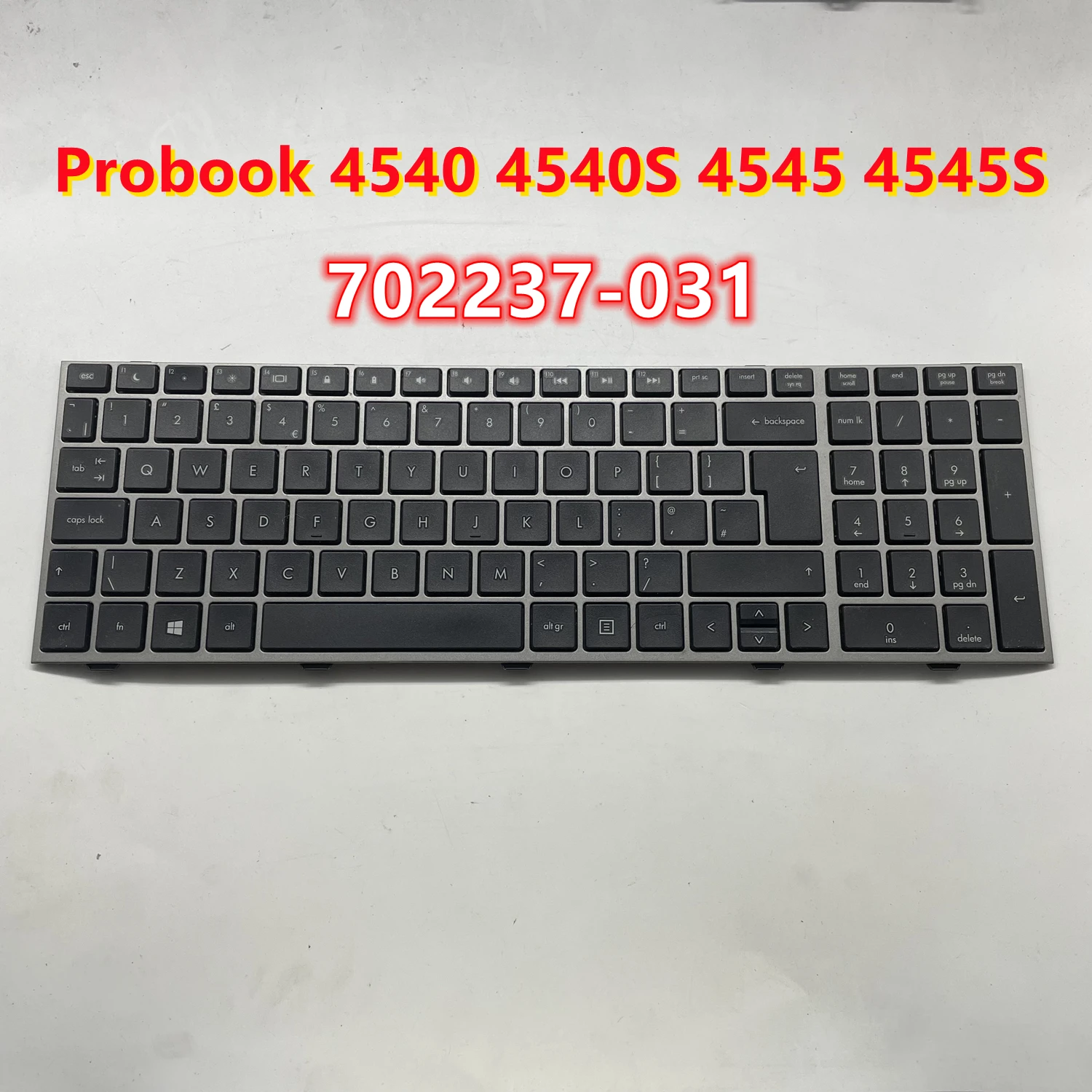 

UK Language 702237-031 For HP Probook 4540 4540S 4545 4545S Keyboard 90.4SJ07.I0U