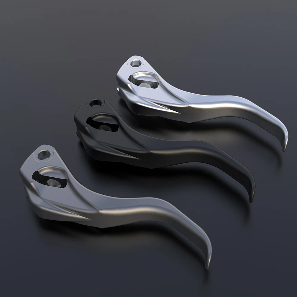 

Motorcycle CNC Two Finger 10% Force Reduction Clutch Lever For Ducati DesertX Desert X 2022-2023-2024 Two Finger Shorty Levers