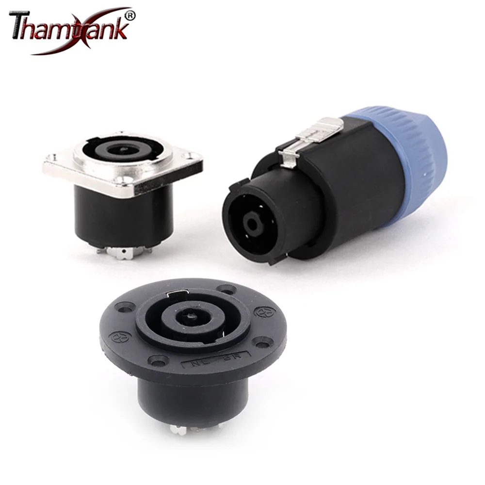 Pinos Conector do Altifalante Tomada Macho Mais Tomada Fêmea Tomada Audio Adaptador do Cabo para o Amplificador Conexão do Altifalante 2sets