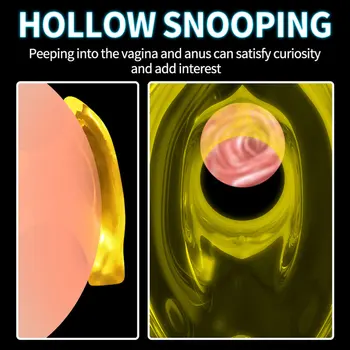 Anal Plug Hollow Dildo For Men Penis Inserting Dildo Sex Toy Led Buttplug Light Vagina Decration Prostate Massager Plug 5