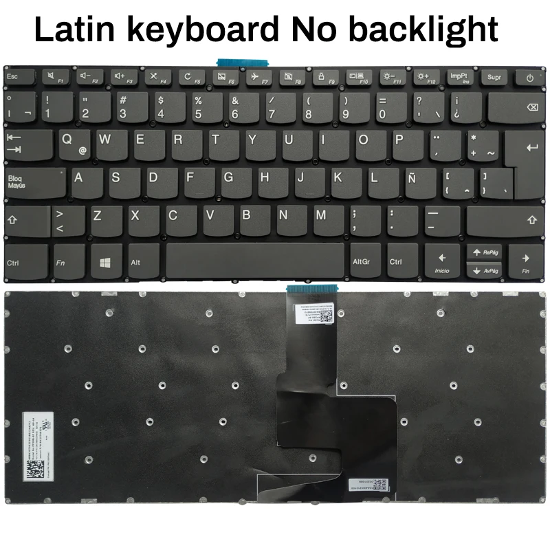 US/Spanish/Latin Laptop Keyboard for Lenovo Ideapad and V14 Series