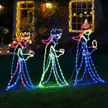 LED Three Kings Christmas Rope Light 1