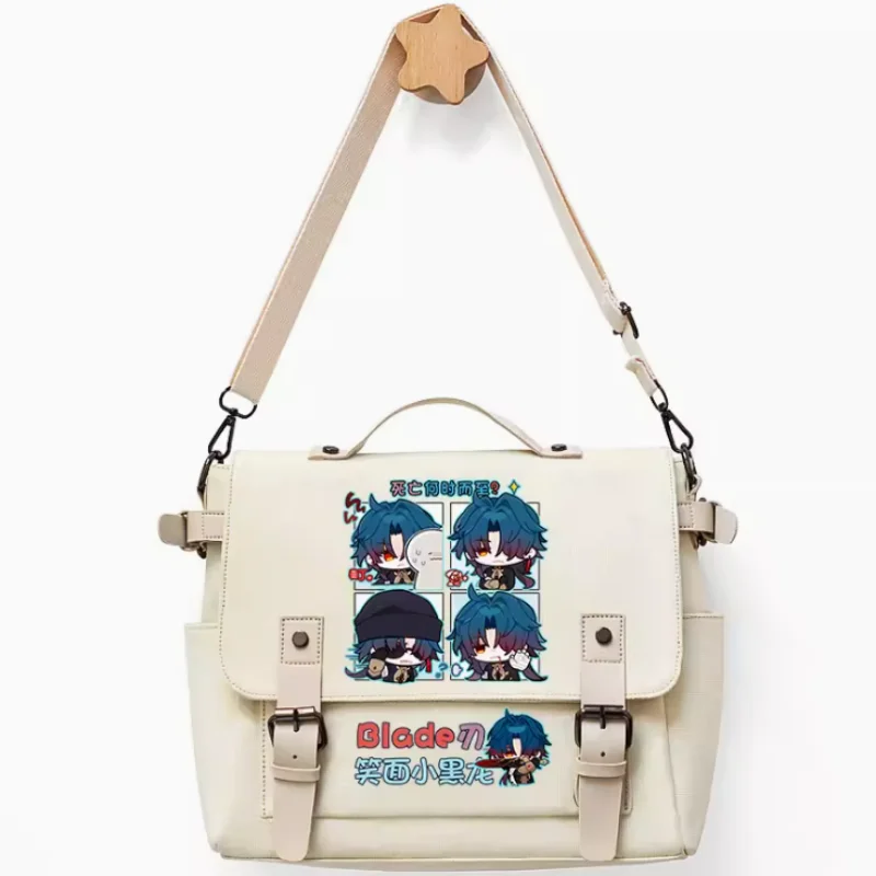 Anime Honkai: Star Rail Blade  Bag Unsix Fashion Casual Teenagers Crossbody Student Messenger Handbag B329
