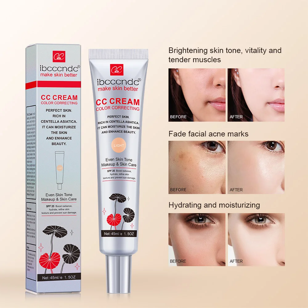 Base CC Cream Moisturizing Waterproof Anti-sweat Makeup Before Concealer Lasting Women Makeup Protect Skin erborian Cosmetics 3