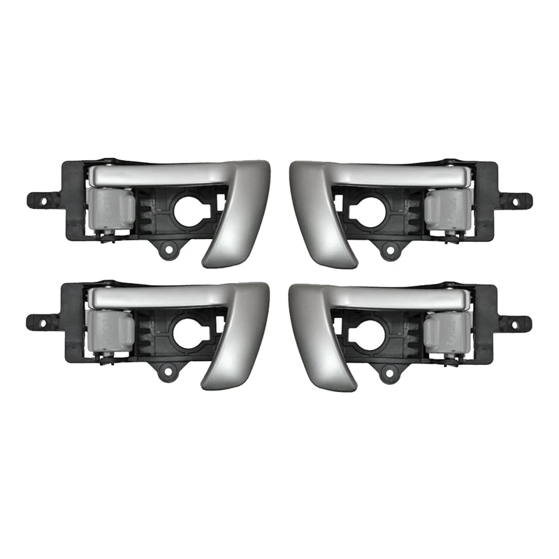 

4 шт. (четыре двери) внутренняя дверная ручка для 2007-2012 Hyundai Santa Fe с серой ручкой 82610-2B010 82620-2B010