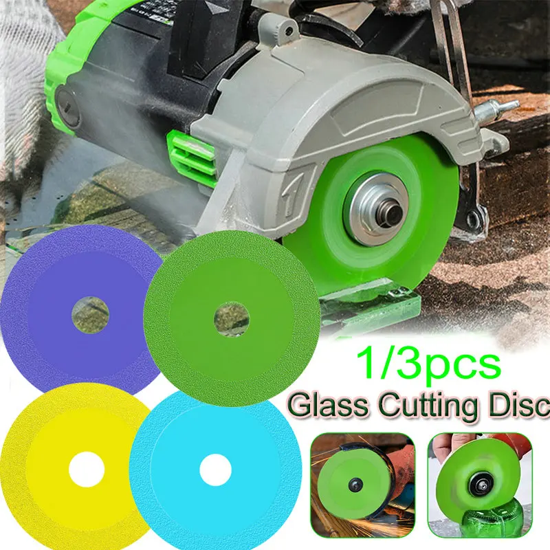 

1/3pcs Glass Cutting Disc Diamond Marble Saw Blade Ceramic Tile Jade Special Polishing Cutting Blade Sharp Brazing Grinding Disc