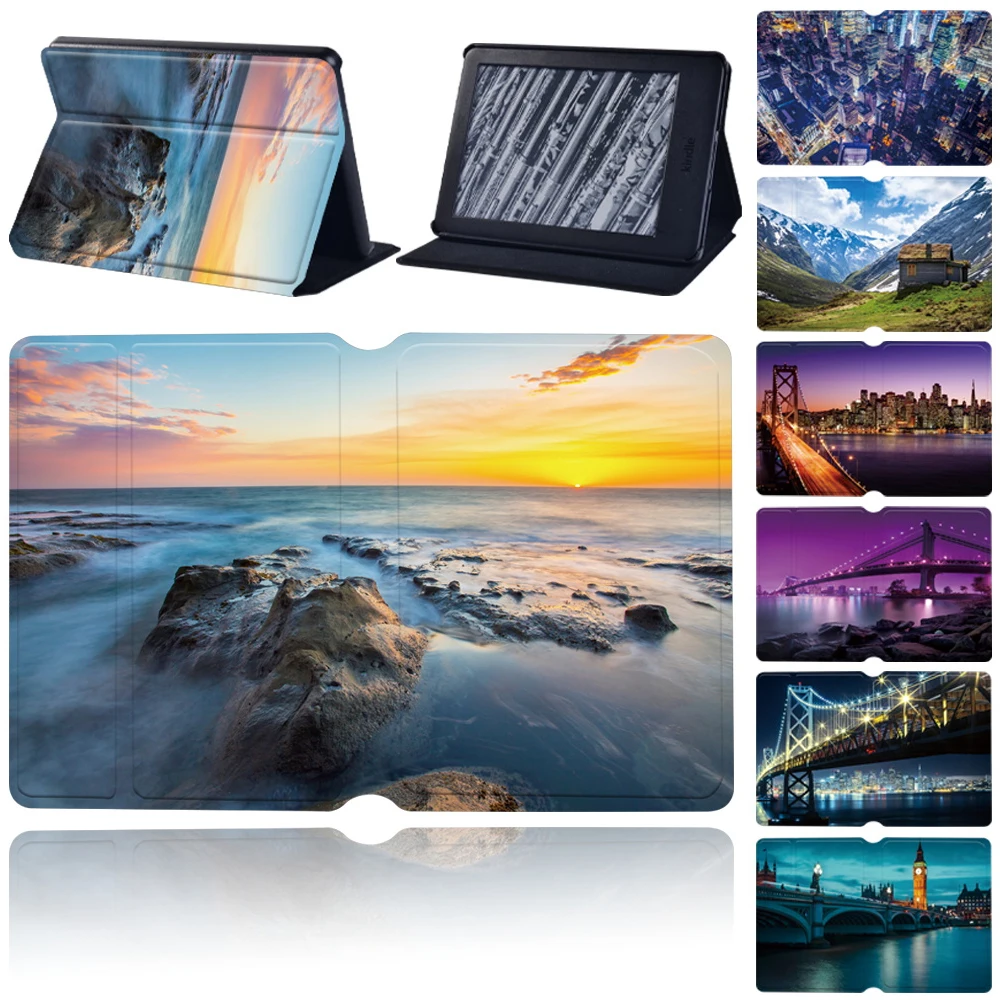 Per Kindle Paperwhite 11Th 2021 Custodia View Print Custodia Rigida In Pelle Per Kindle Paperwhite 1 2 3 4/Kindle 10Th/8Th