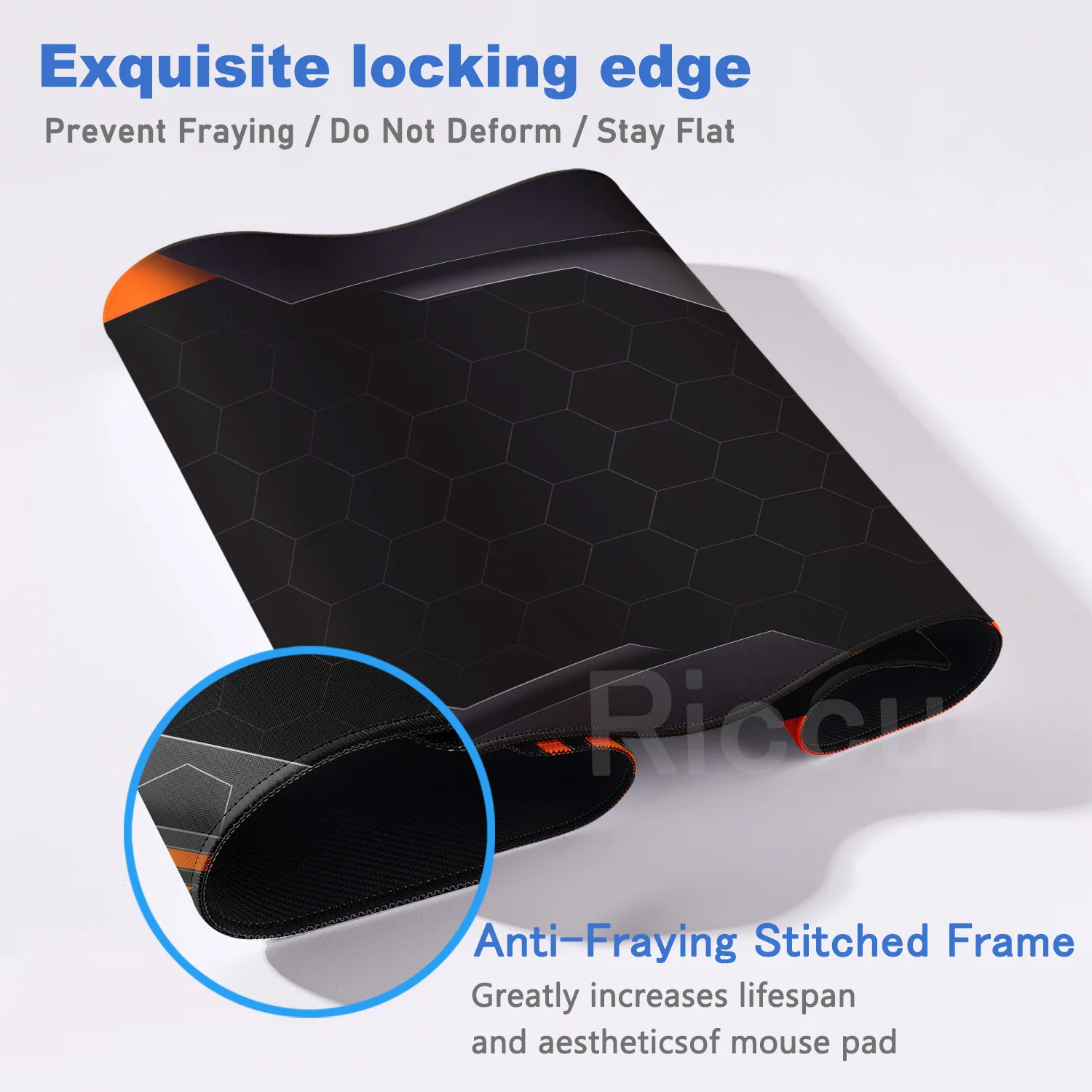 Futuristic Sci-Fi Large Gaming Mouse Pad with Technology-Inspired Design