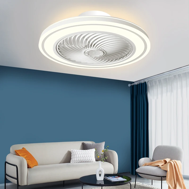 Ceiling light, fan light, minimalist modern bedroom light with fan, LED living room dining room adjustable lightin