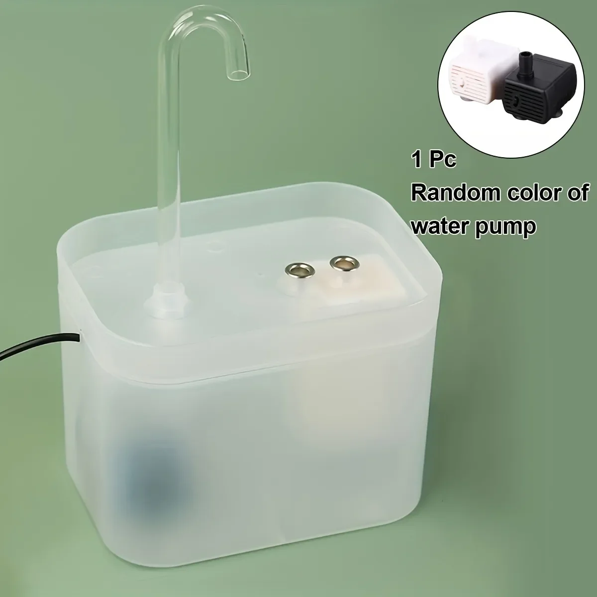 Pet Water Fountain Ultra-Quiet Cat Water Fountain Filter Smart Automatic Pet Dog Water Dispenser Burnout Prevention Pump 1.5L Recirculate Filtrating