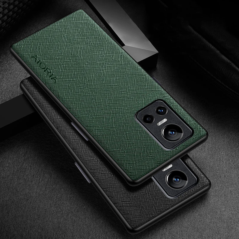 Luxury Cross Pattern Leather Cover Case