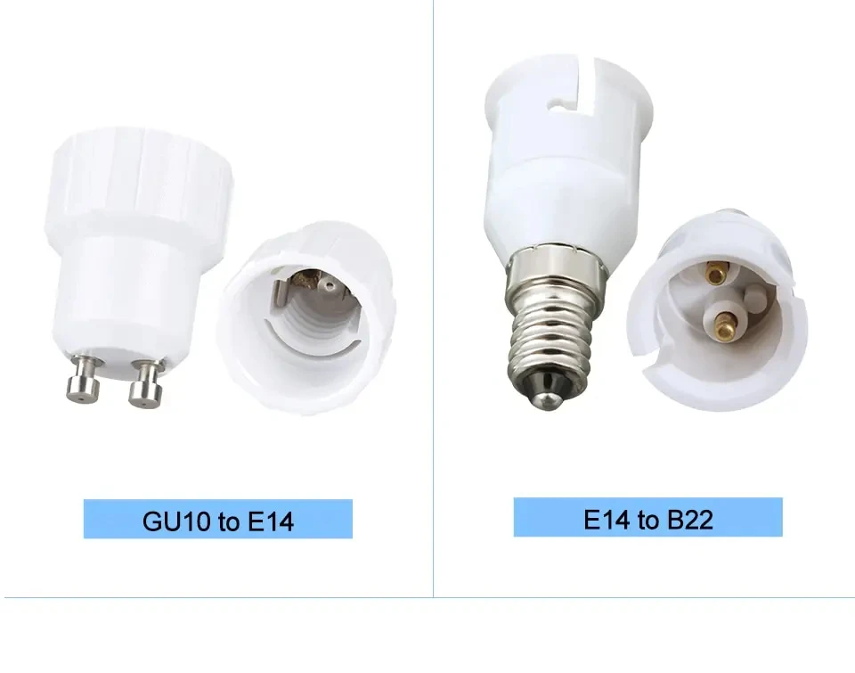 E17 E27 Lamp Base Accessories E14 E12 Lamp Holder GU10 S98c27f8c6b88404ebc419c038ec98983c
