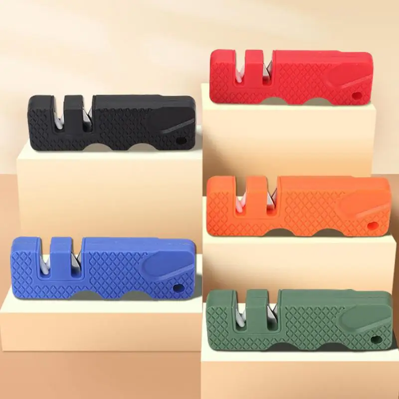Knife Sharpener Kitchen Knife Sharpener Household Sharpener Outdoor Pocket Knife Professional Sharp Knives Multifunctional Handheld Sharpener Kitchen Accessories