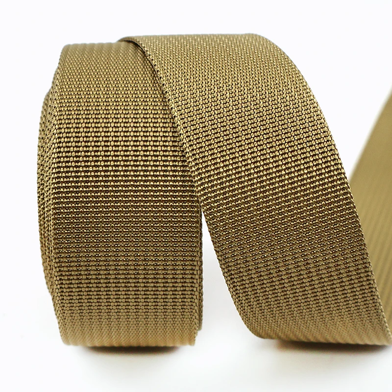 Durable Nylon Webbing Tape for Bag Straps and DIY Sewing Projects (20-50mm, 10M)
