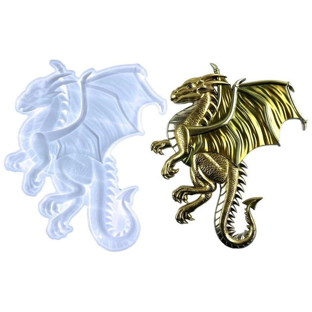 Flying Dragon Mold 3D Silicone Dragon Mold Pastry Fondant Dragon