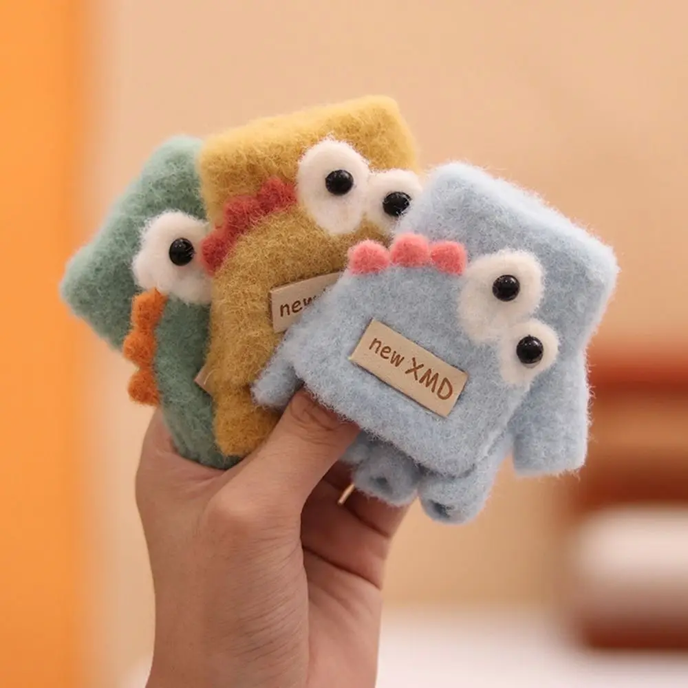 Cartoon Autumn Winter Gloves Cold Proof Windproof Kids Knitted Gloves Hand Warmer Thickened