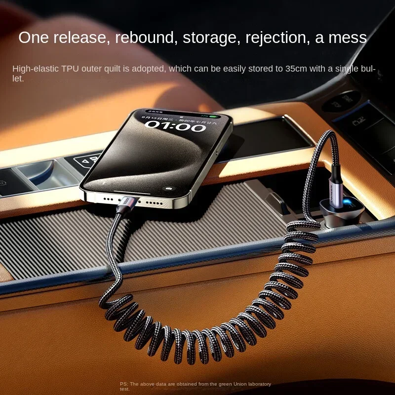 UGREEN Spring-Type USB-C to USB-C Fast Charging Cable - PD60W