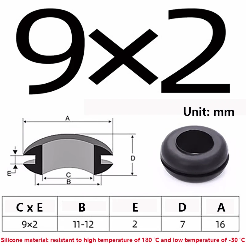 GH-9x2 mm