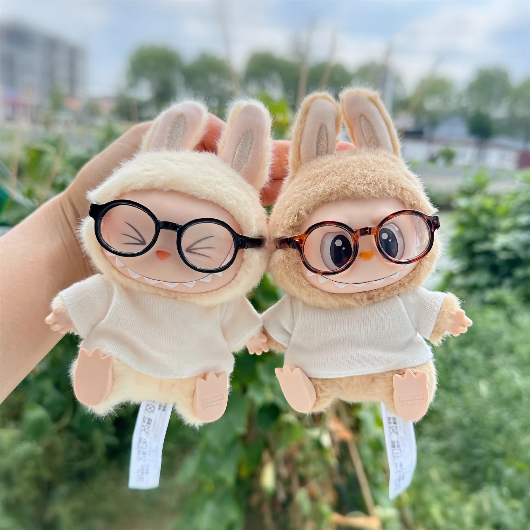 Set De Ropa Para Muñeca De 17 Cm – 5 Piezas: Suéter, Gorro, Mochila, Zapatos Y Gafas, Regalo Para Coleccionistas (blanco)