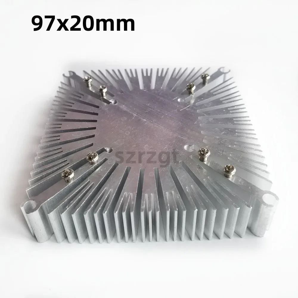 20W 30W 50W 100W Aluminium cob led heatsink 97x20mm for led cooling DIY Led chip Light
