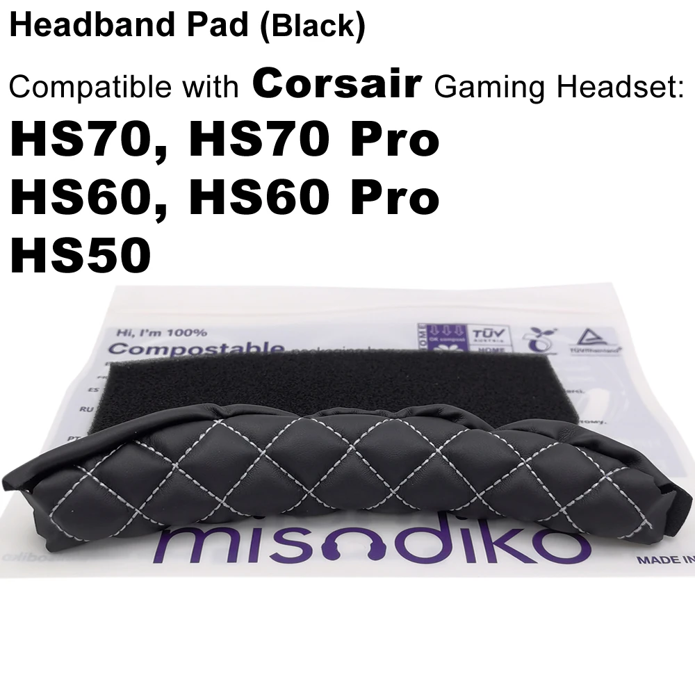 misodiko Headband Parts Replacement for Corsair HS50 HS60 HS70 Pro
