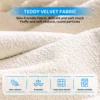 Custom Teddy Velvet Bench Cushion Non-slip Waterproof Stain-proof Removable 4cm/6cm/9cm Decoration/Sofa/Bay Window 4