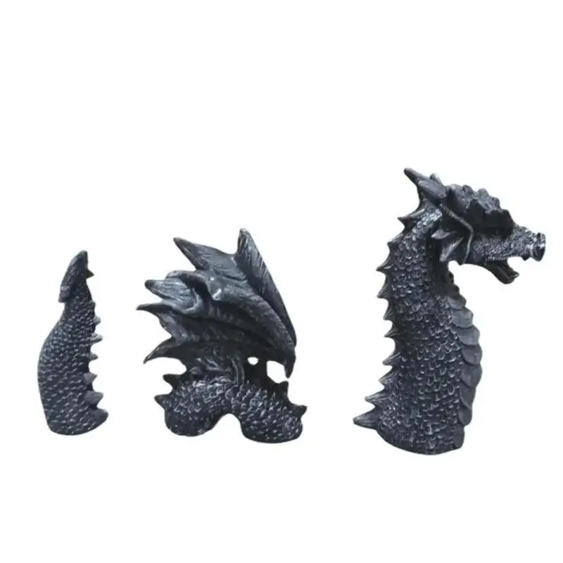 Dragon Sculptures Resin Giant Lawn Sculpture Gothic Fantasy Figures Art Garden Patio Statues Garden Decoration Accessories Tools