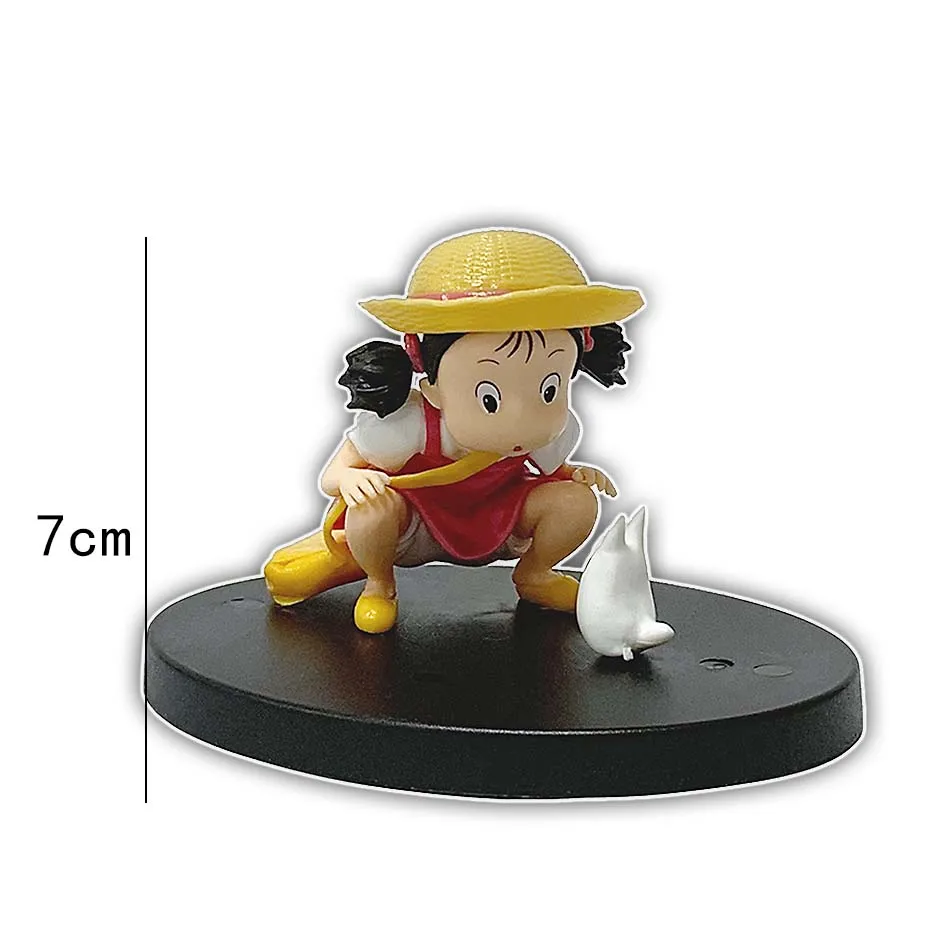 Anime Miyazaki Hayao Series Totoro Figure Mini Statue Cute Toys Room Ornaments Pvc Figures Toy Kid Gifts Collecctibles - 5