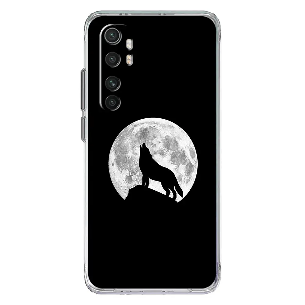 Wolf Design Soft Clear Phone Case