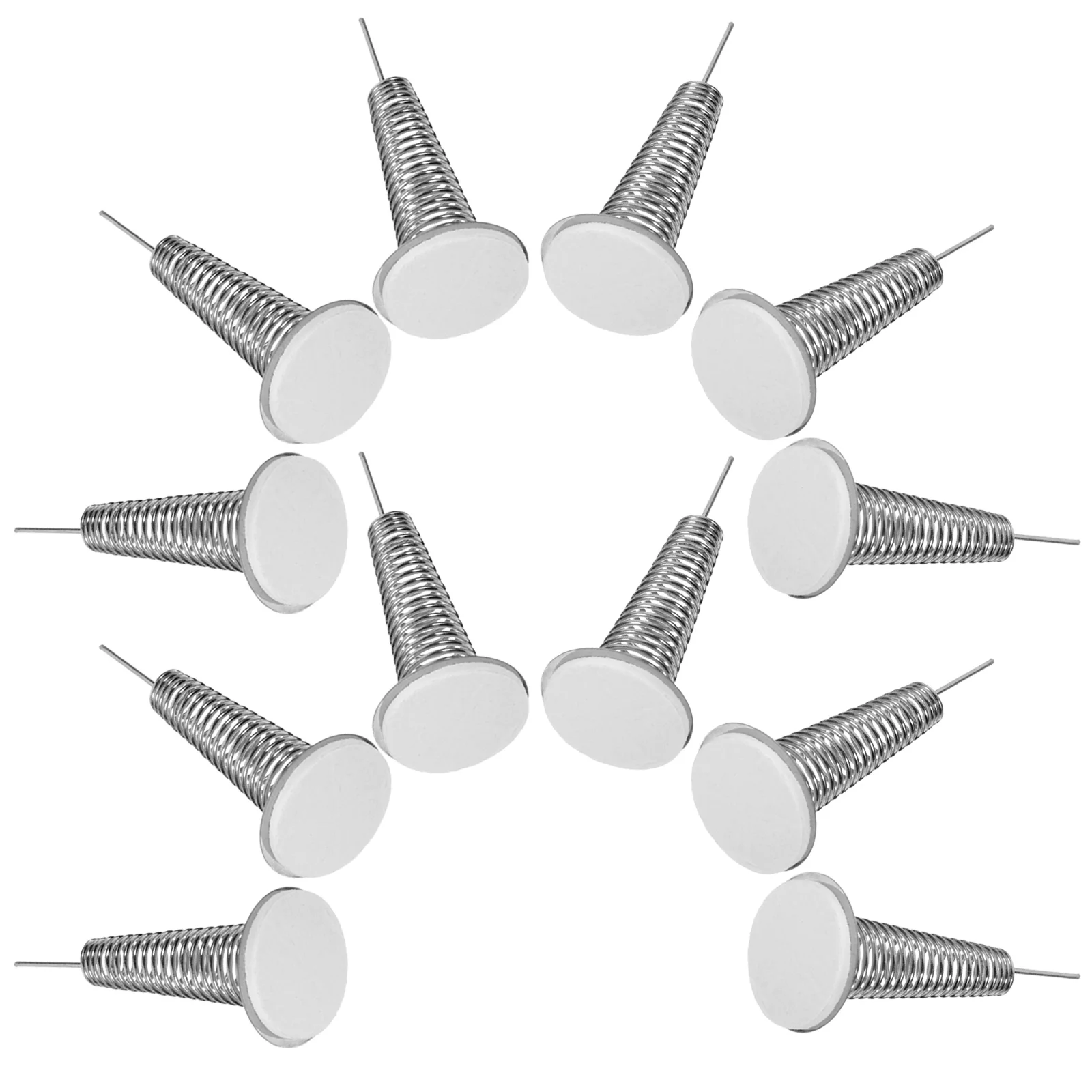 

12pcs Car Dashboard Spring Toy Spring Replacement Base Swing Head Spring Spring Base