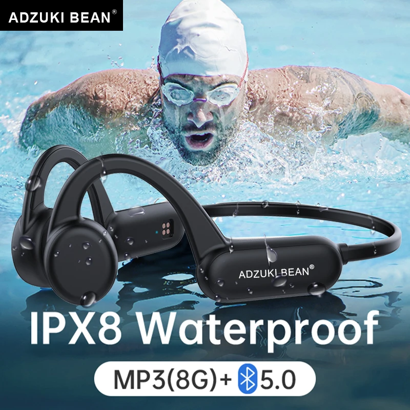 swimming bone conduction headphones bluetooth