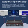 Fanless Industrial Mini PC Intel i7 10610U 6x COM 232/485/TTL 2x LAN 8x USB HDMI DP LVDS GPIO WiFi SIM 4G 5G LTE Windows Linux 4