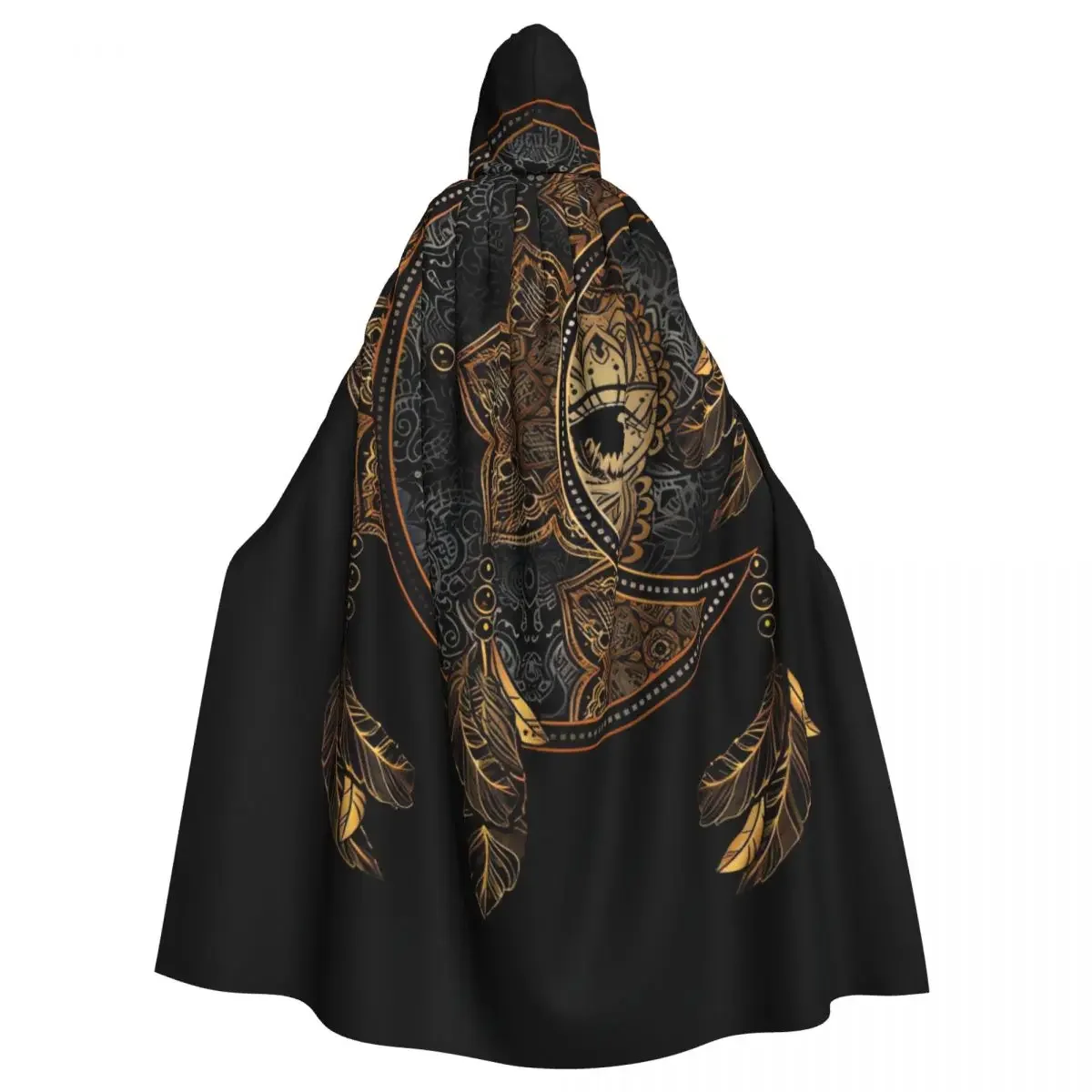 

Hooded Cloak Polyester Unisex Witch Cape Costume AccessoryAlchemy Moon Sun Stock Vector_ Illustration Of Pagan